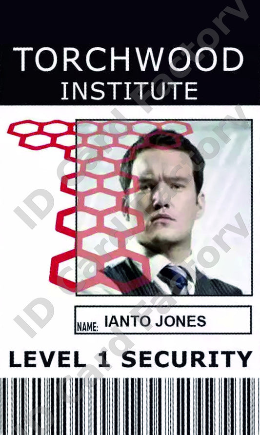 Ianto Jones | Torchwood Institute ID Card | ID Card Factory
