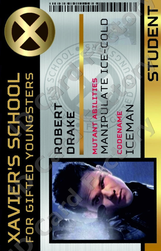 Iceman | Xavier's School for Gifted Youngsters ID | X-Men | ID Card Factory